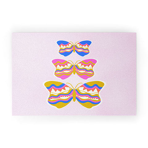 SunshineCanteen berkeley butterflies Welcome Mat