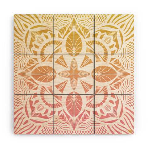 SunshineCanteen Buena Vista Wood Wall Mural