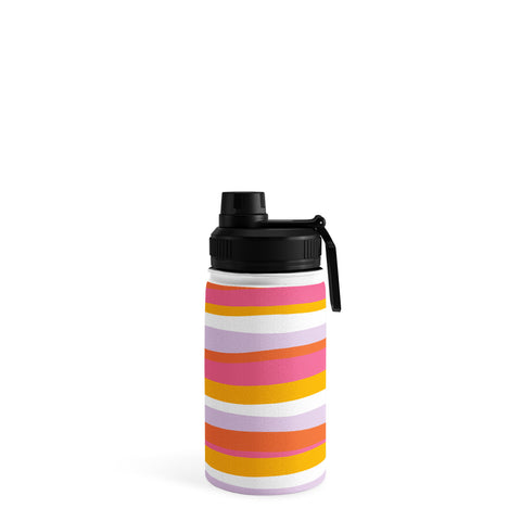 SunshineCanteen cali beach stripes Water Bottle