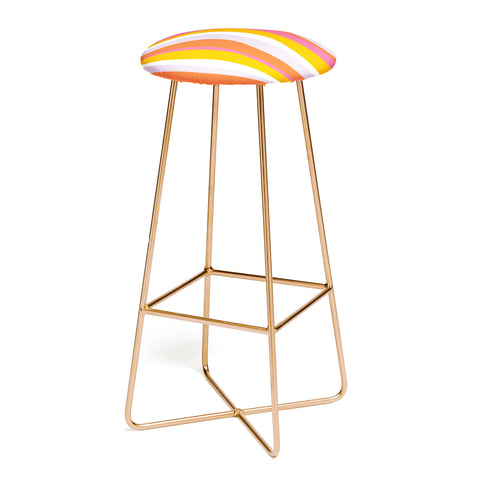 SunshineCanteen cali beach stripes Bar Stool