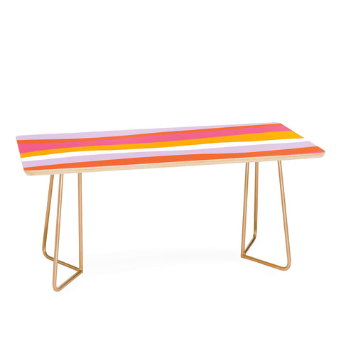 SunshineCanteen cali beach stripes Coffee Table