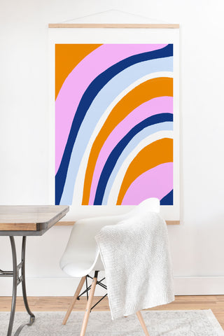 SunshineCanteen canyon stripes Art Print And Hanger