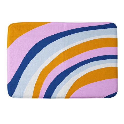 SunshineCanteen canyon stripes Memory Foam Bath Mat