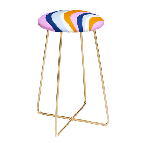 SunshineCanteen canyon stripes Counter Stool