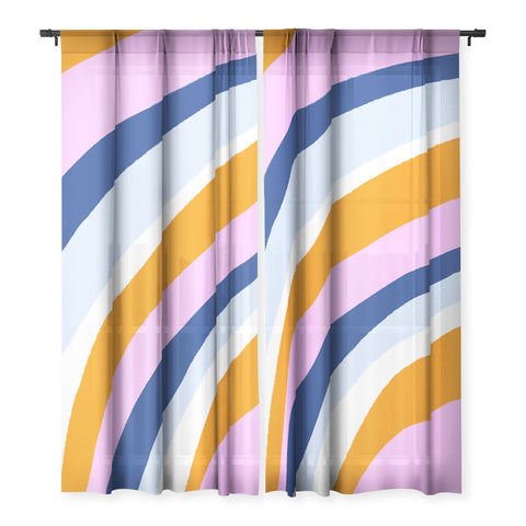 SunshineCanteen canyon stripes Sheer Non Repeat