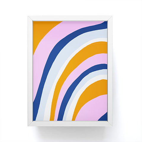 SunshineCanteen canyon stripes Framed Mini Art Print