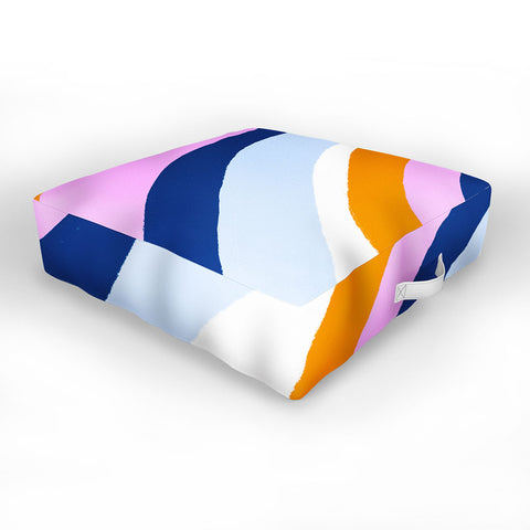 SunshineCanteen canyon stripes Outdoor Floor Cushion