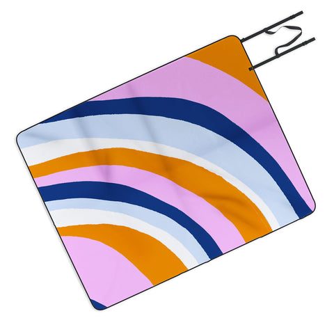 SunshineCanteen canyon stripes Picnic Blanket