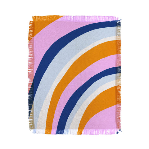SunshineCanteen canyon stripes Throw Blanket
