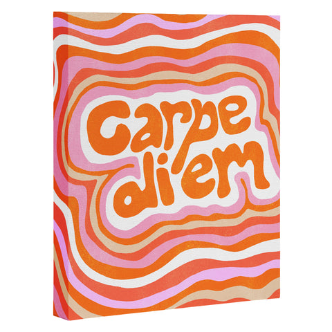 SunshineCanteen carpe diem retro Art Canvas