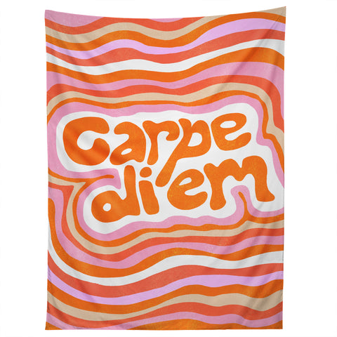 SunshineCanteen carpe diem retro Tapestry