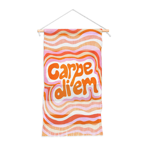 SunshineCanteen carpe diem retro Wall Hanging Portrait