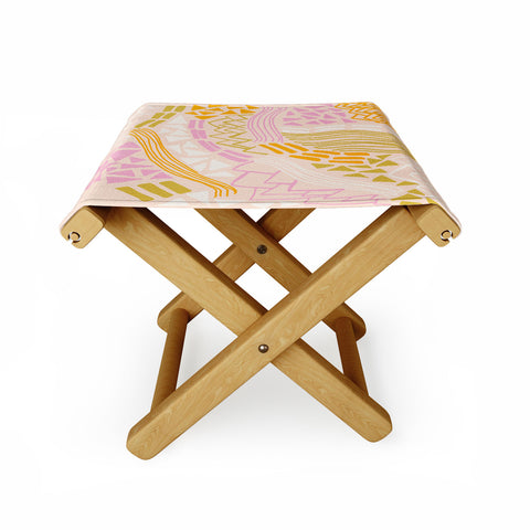 SunshineCanteen cascade in peach Folding Stool