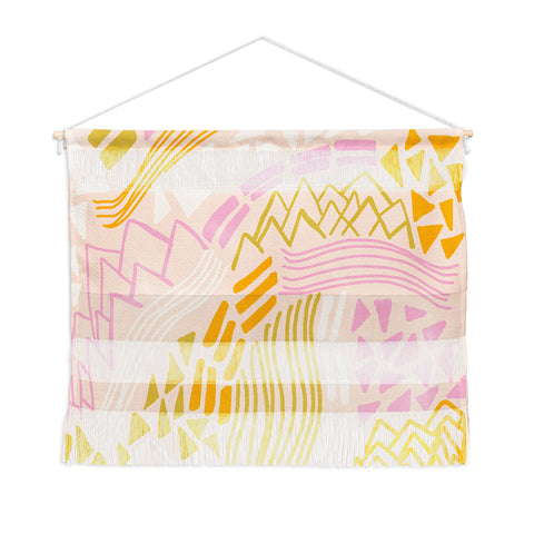 SunshineCanteen cascade in peach Wall Hanging Landscape