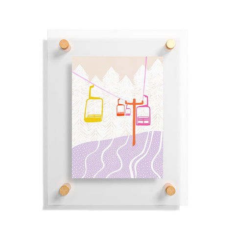 SunshineCanteen Chairlift Floating Acrylic Print