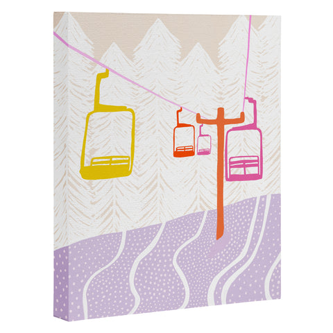 SunshineCanteen Chairlift Art Canvas