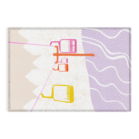 SunshineCanteen Chairlift Outdoor Rug