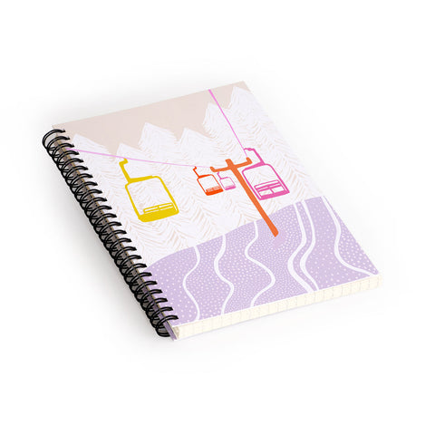 SunshineCanteen Chairlift Spiral Notebook