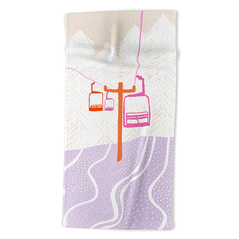 SunshineCanteen Chairlift Beach Towel