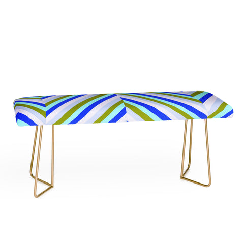 SunshineCanteen chevron blues Bench