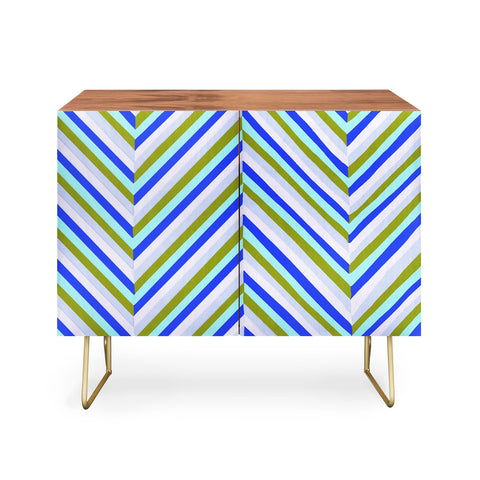SunshineCanteen chevron blues Credenza