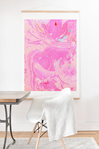 SunshineCanteen cosmic pink skies Art Print And Hanger