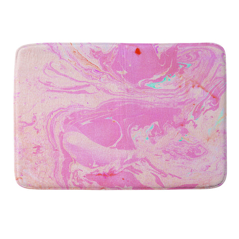 SunshineCanteen cosmic pink skies Memory Foam Bath Mat