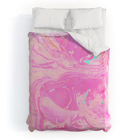 SunshineCanteen cosmic pink skies Duvet Cover
