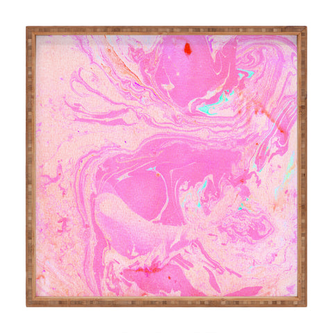 SunshineCanteen cosmic pink skies Square Tray
