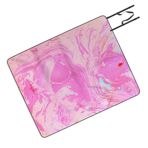 SunshineCanteen cosmic pink skies Picnic Blanket