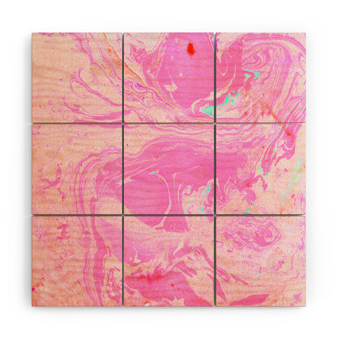 SunshineCanteen cosmic pink skies Wood Wall Mural