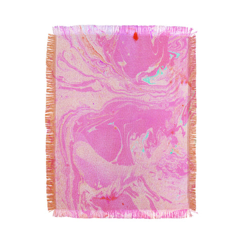 SunshineCanteen cosmic pink skies Throw Blanket