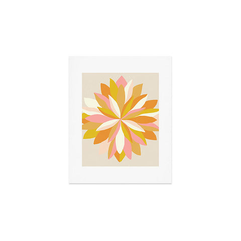 SunshineCanteen dahlia bloom Art Print