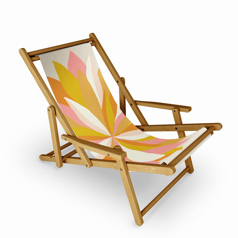 SunshineCanteen dahlia bloom Sling Chair