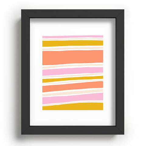 SunshineCanteen del mar stripes Recessed Framing Rectangle