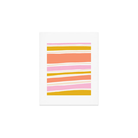 SunshineCanteen del mar stripes Art Print