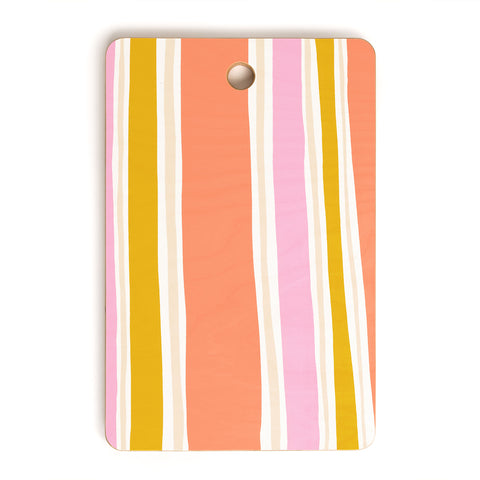 SunshineCanteen del mar stripes Cutting Board Rectangle
