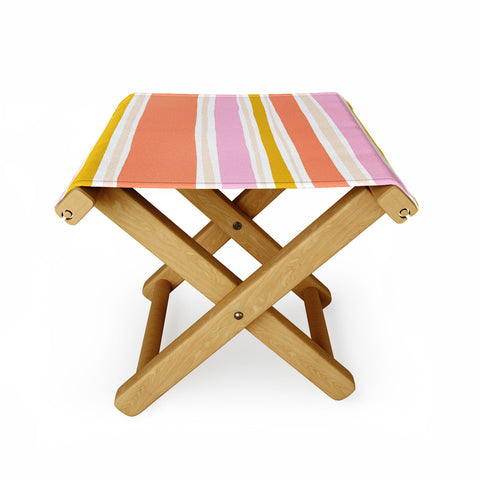 SunshineCanteen del mar stripes Folding Stool