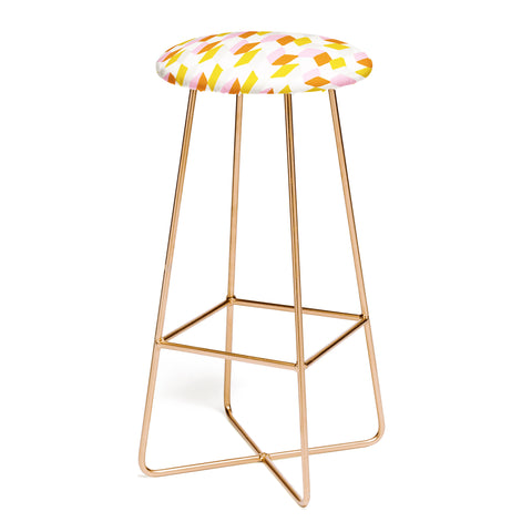 SunshineCanteen delilah chevron pattern Bar Stool