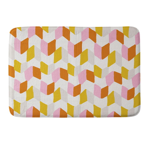 SunshineCanteen delilah chevron pattern Memory Foam Bath Mat