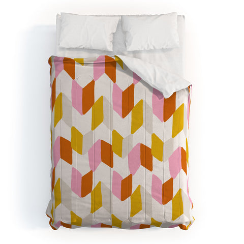 SunshineCanteen delilah chevron pattern Comforter