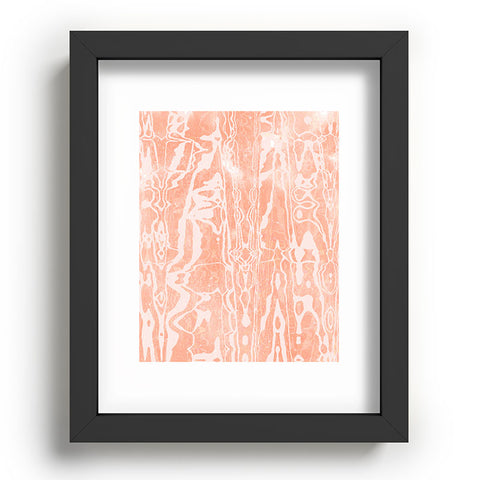 SunshineCanteen electric avenue peach Recessed Framing Rectangle