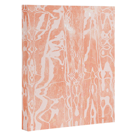 SunshineCanteen electric avenue peach Art Canvas
