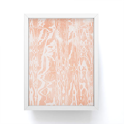 SunshineCanteen electric avenue peach Framed Mini Art Print