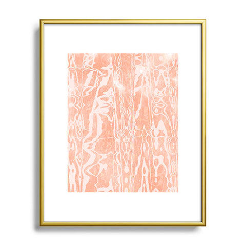 SunshineCanteen electric avenue peach Metal Framed Art Print