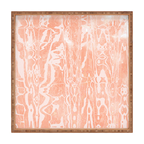 SunshineCanteen electric avenue peach Square Tray