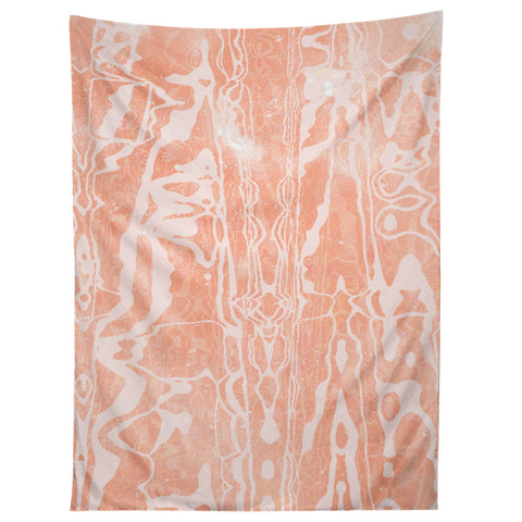 SunshineCanteen electric avenue peach Tapestry