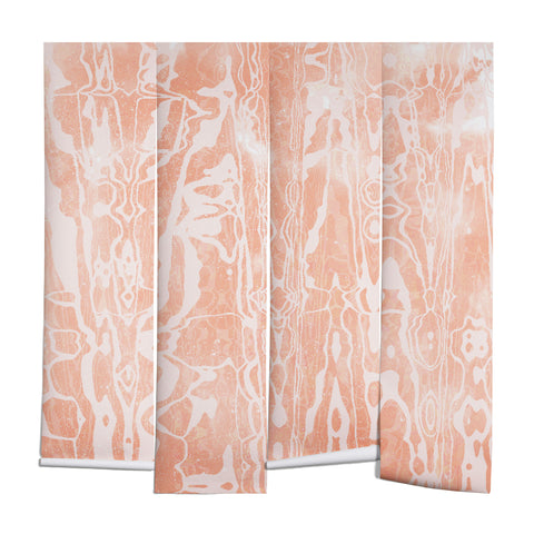 SunshineCanteen electric avenue peach Wall Mural