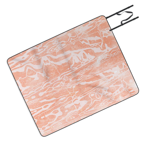 SunshineCanteen electric avenue peach Picnic Blanket