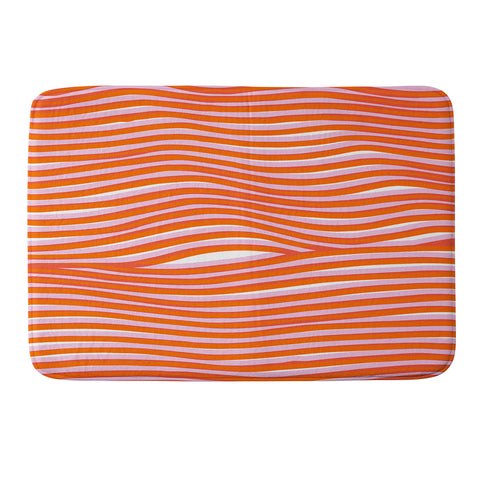 SunshineCanteen electric zebra stripes Memory Foam Bath Mat